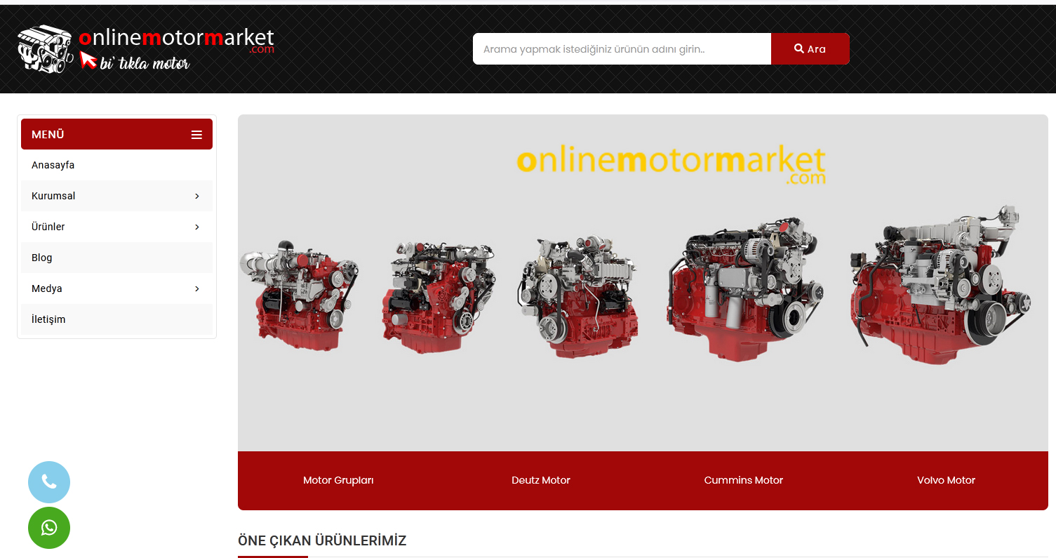 OnlineMotorMarket.COM açıldı